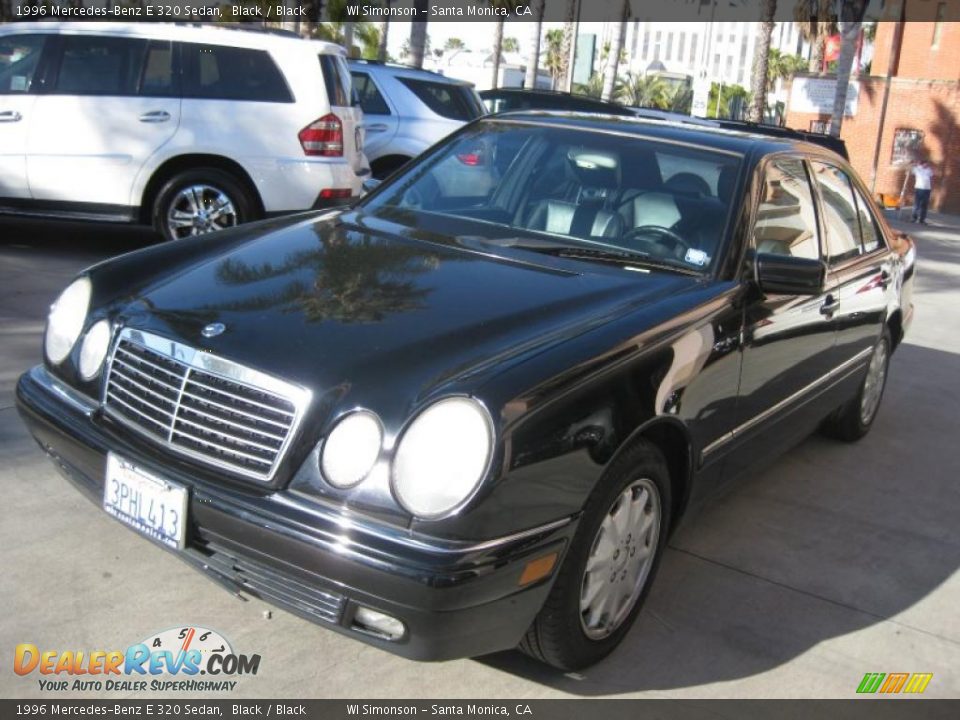 1996 Mercedes-Benz E 320 Sedan Black / Black Photo #6
