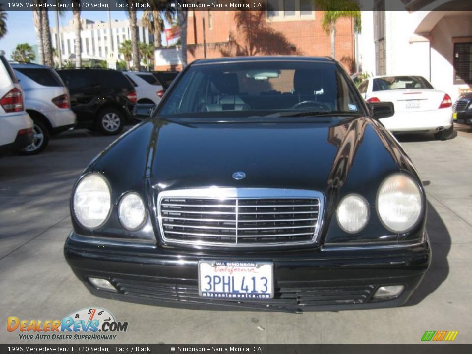 1996 Mercedes-Benz E 320 Sedan Black / Black Photo #7