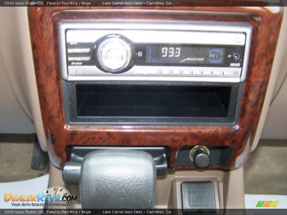 2000 Isuzu Rodeo LSE Palazzo Red Mica / Beige Photo #6