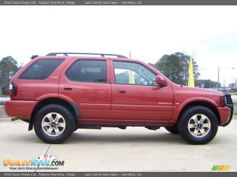 2000 Isuzu Rodeo LSE Palazzo Red Mica / Beige Photo #11