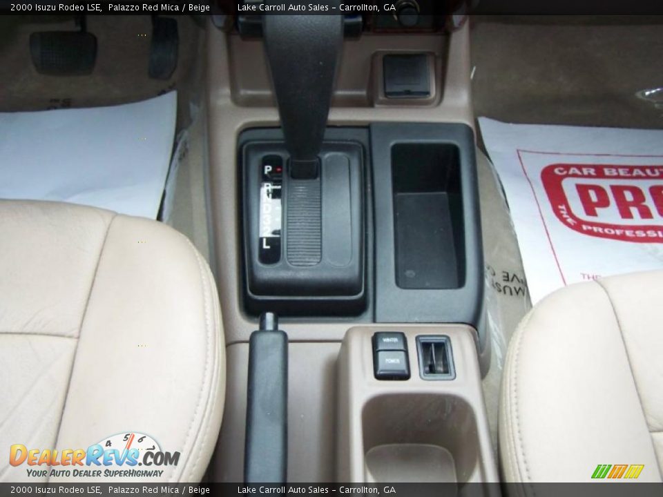 2000 Isuzu Rodeo LSE Palazzo Red Mica / Beige Photo #23