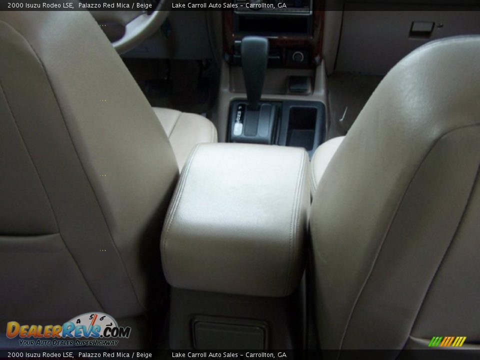 2000 Isuzu Rodeo LSE Palazzo Red Mica / Beige Photo #24