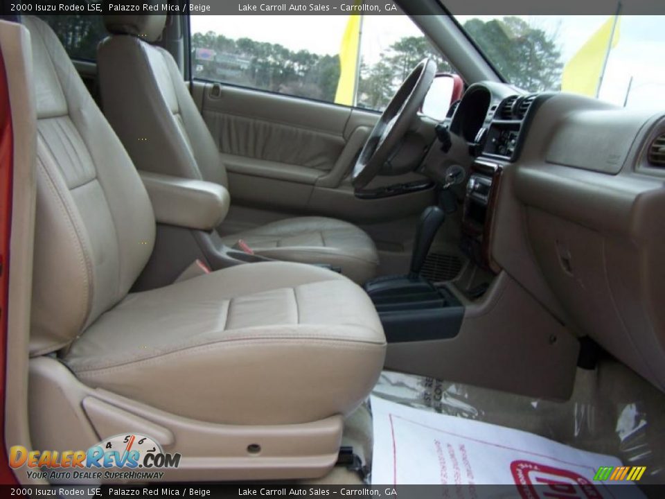 2000 Isuzu Rodeo LSE Palazzo Red Mica / Beige Photo #26