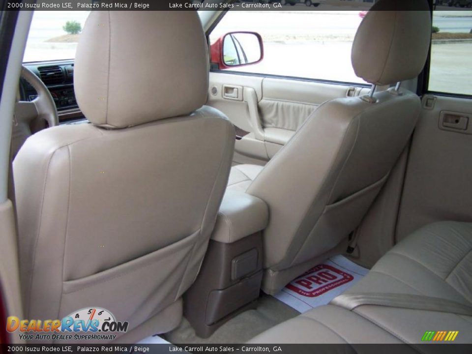 2000 Isuzu Rodeo LSE Palazzo Red Mica / Beige Photo #30