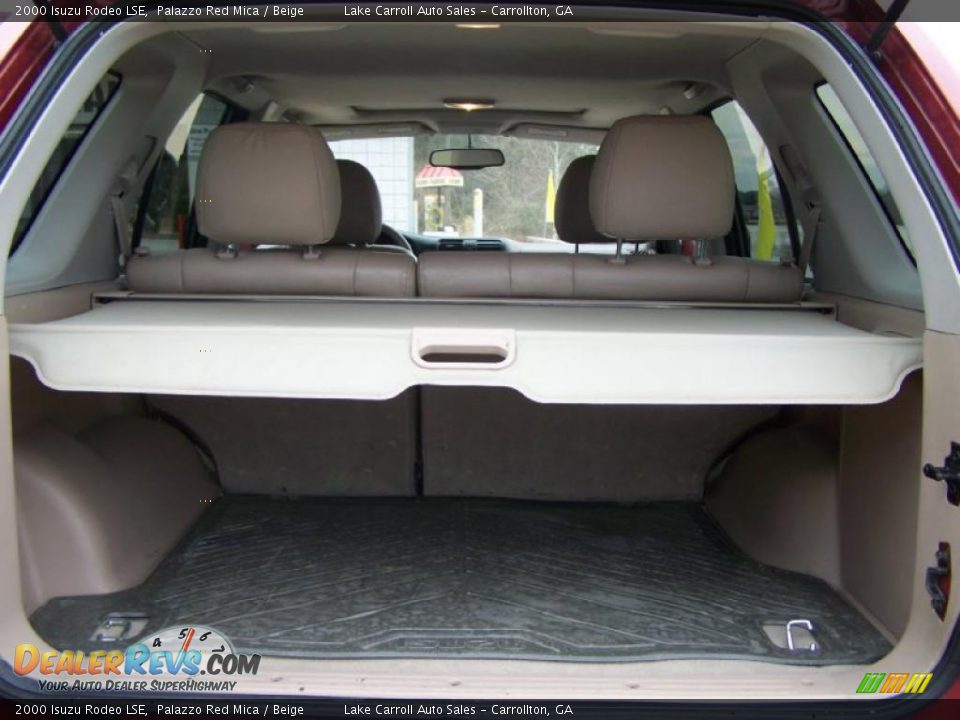 2000 Isuzu Rodeo LSE Palazzo Red Mica / Beige Photo #35