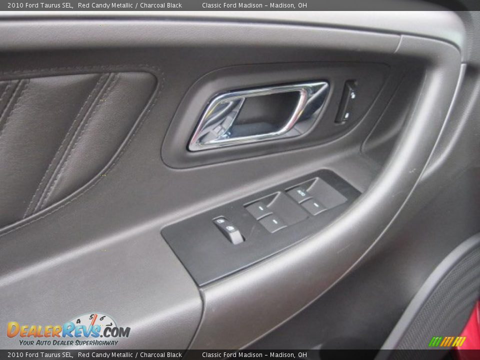 2010 Ford Taurus SEL Red Candy Metallic / Charcoal Black Photo #6
