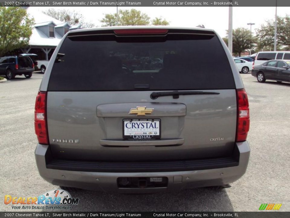 2007 Chevrolet Tahoe LT Silver Birch Metallic / Dark Titanium/Light Titanium Photo #9