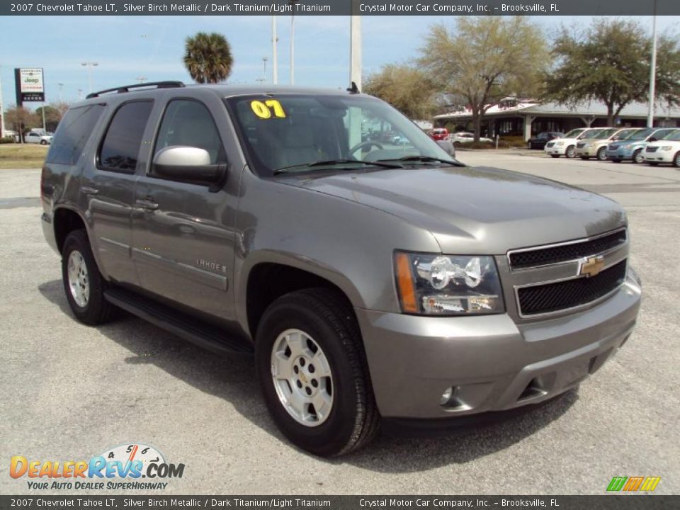 2007 Chevrolet Tahoe LT Silver Birch Metallic / Dark Titanium/Light Titanium Photo #12