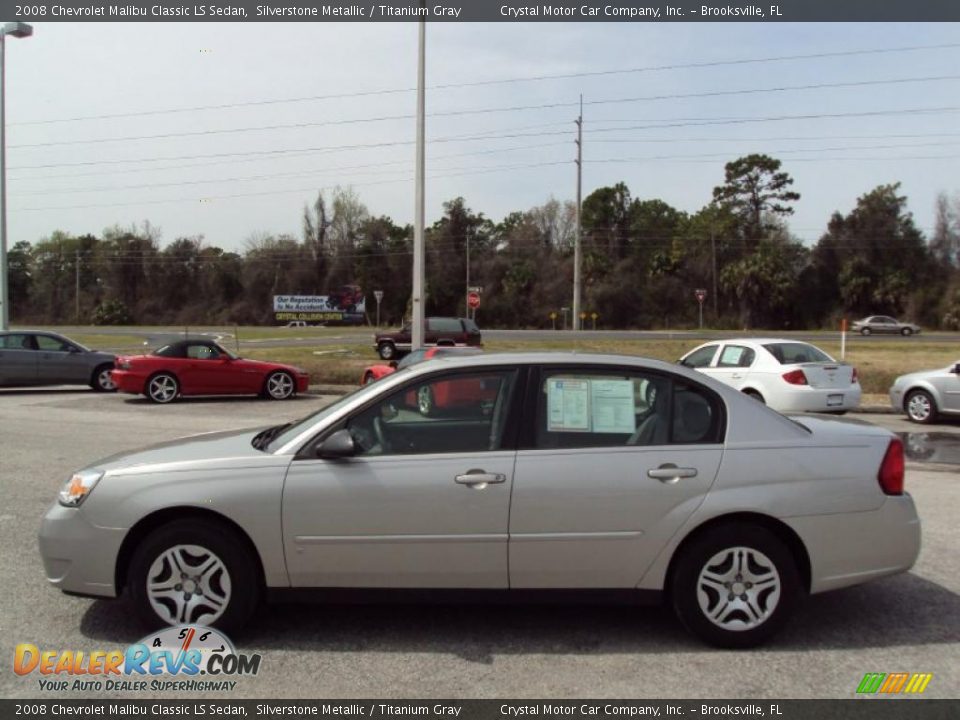 2008 Chevrolet Malibu Classic LS Sedan Silverstone Metallic / Titanium Gray Photo #2