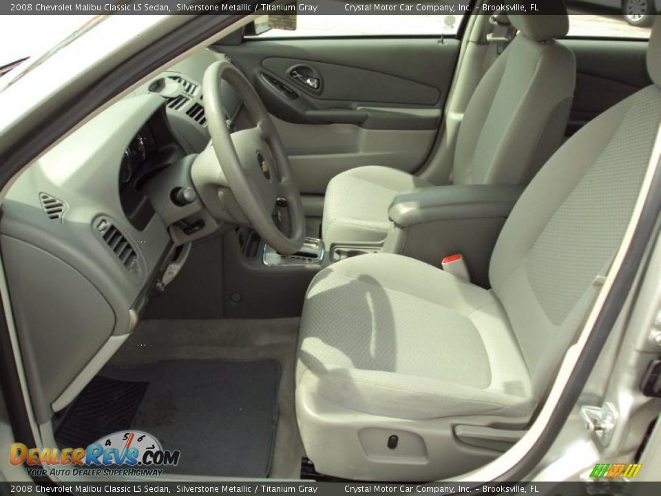 2008 Chevrolet Malibu Classic LS Sedan Silverstone Metallic / Titanium Gray Photo #4