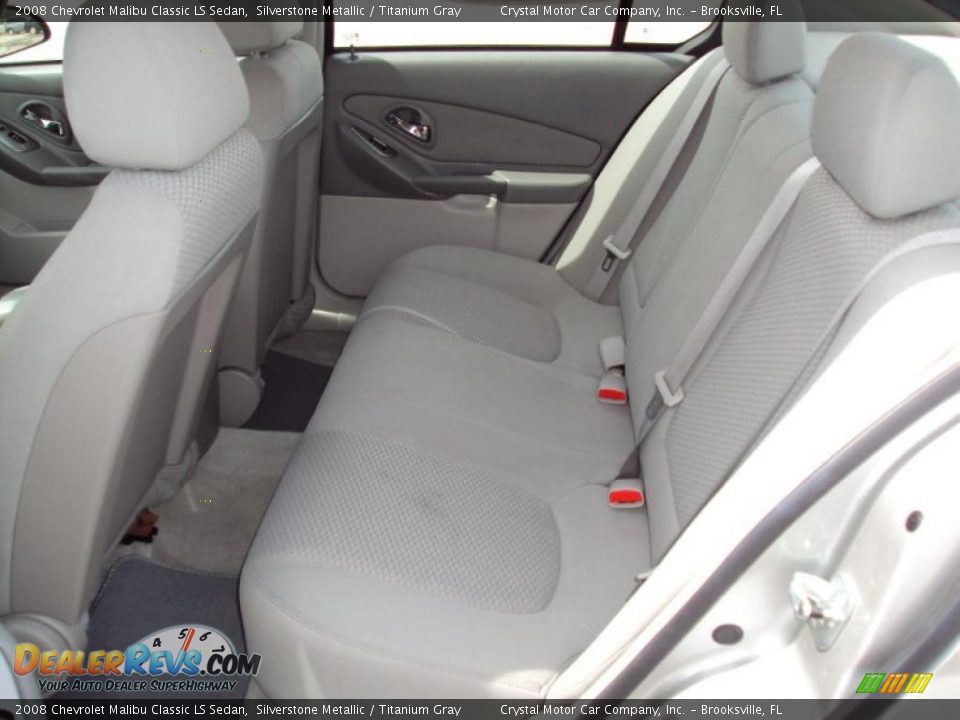 2008 Chevrolet Malibu Classic LS Sedan Silverstone Metallic / Titanium Gray Photo #5