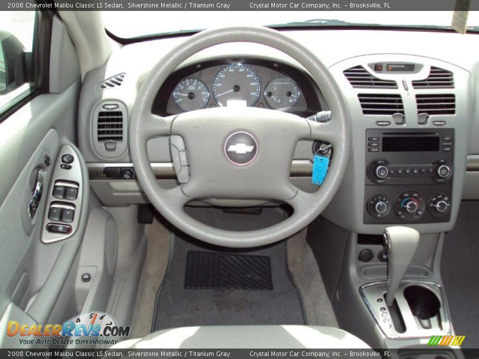 2008 Chevrolet Malibu Classic LS Sedan Silverstone Metallic / Titanium Gray Photo #6