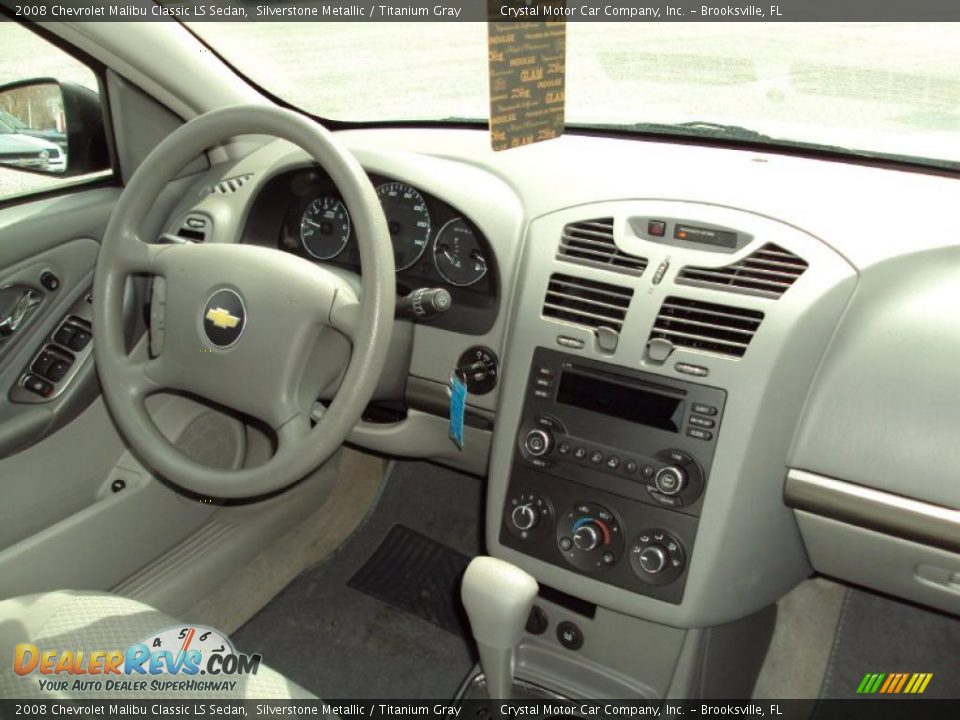 2008 Chevrolet Malibu Classic LS Sedan Silverstone Metallic / Titanium Gray Photo #11