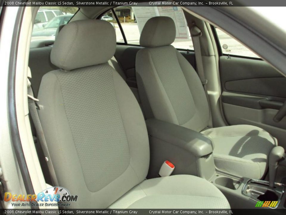 2008 Chevrolet Malibu Classic LS Sedan Silverstone Metallic / Titanium Gray Photo #12
