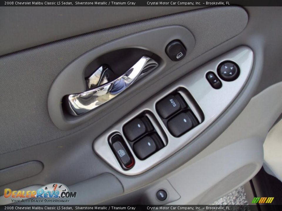 2008 Chevrolet Malibu Classic LS Sedan Silverstone Metallic / Titanium Gray Photo #17