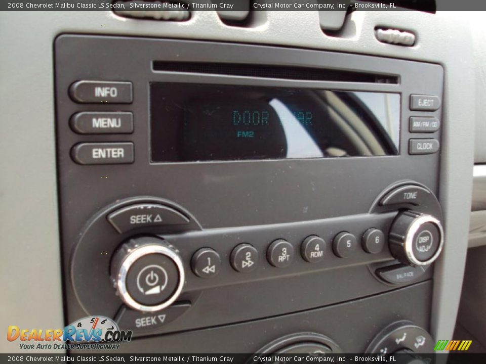 2008 Chevrolet Malibu Classic LS Sedan Silverstone Metallic / Titanium Gray Photo #19