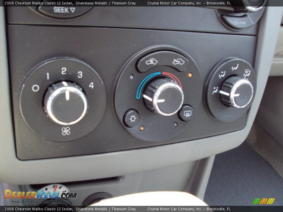 2008 Chevrolet Malibu Classic LS Sedan Silverstone Metallic / Titanium Gray Photo #20