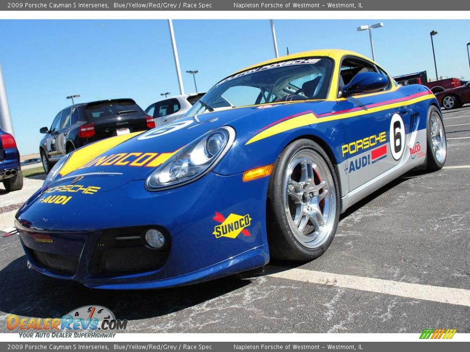2009 Porsche Cayman S Interseries Blue/Yellow/Red/Grey / Race Spec. Photo #1