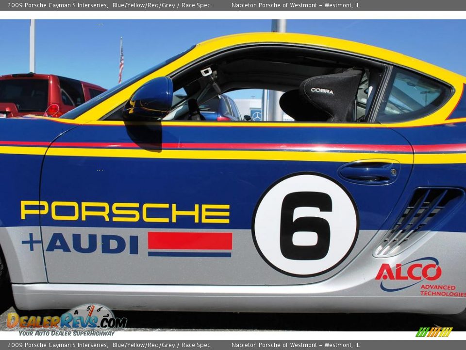 2009 Porsche Cayman S Interseries Blue/Yellow/Red/Grey / Race Spec. Photo #5