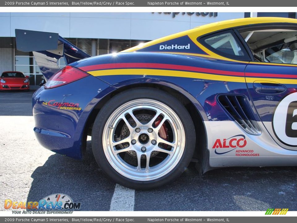 2009 Porsche Cayman S Interseries Blue/Yellow/Red/Grey / Race Spec. Photo #10