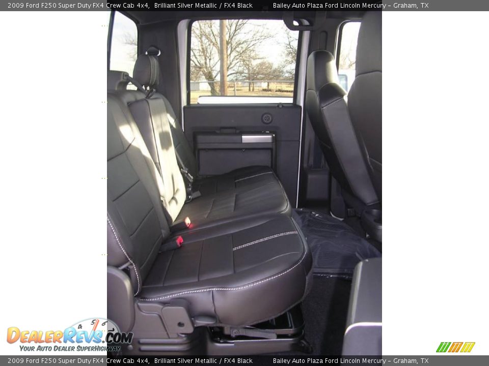 2009 Ford F250 Super Duty FX4 Crew Cab 4x4 Brilliant Silver Metallic / FX4 Black Photo #6