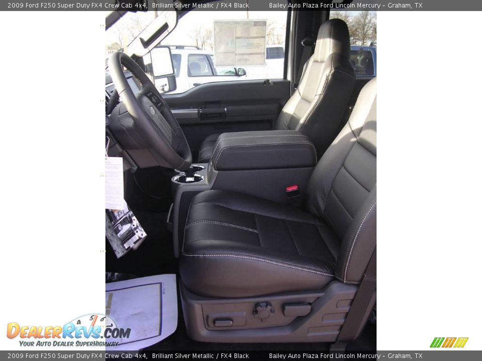 2009 Ford F250 Super Duty FX4 Crew Cab 4x4 Brilliant Silver Metallic / FX4 Black Photo #8