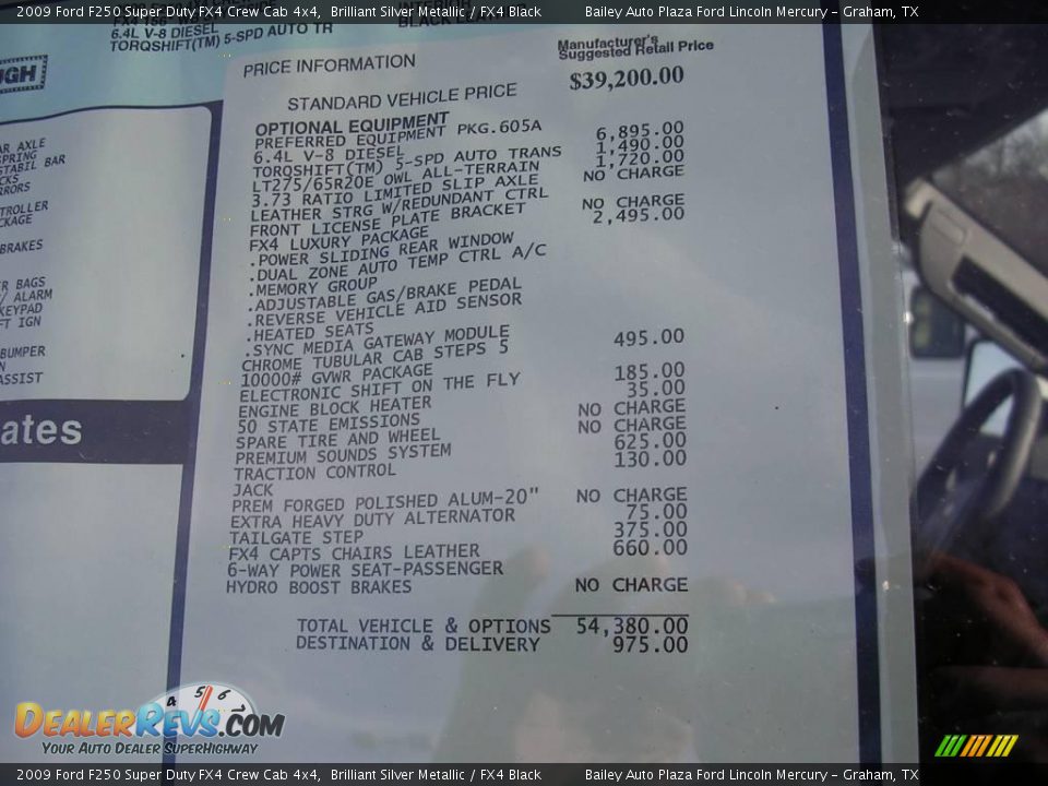2009 Ford F250 Super Duty FX4 Crew Cab 4x4 Brilliant Silver Metallic / FX4 Black Photo #10