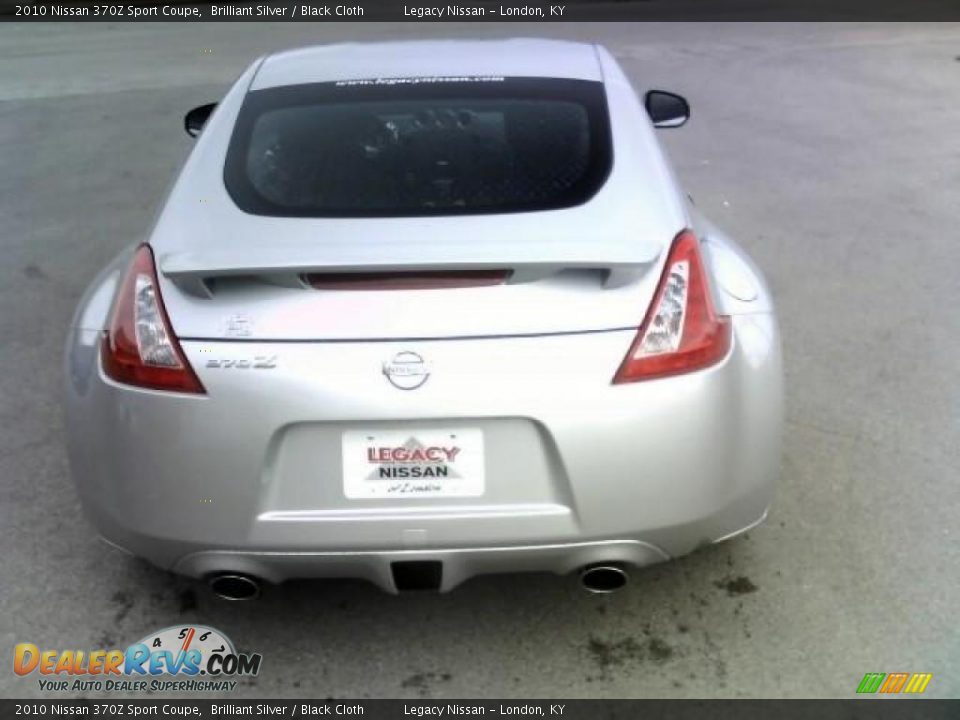 2010 Nissan 370Z Sport Coupe Brilliant Silver / Black Cloth Photo #6