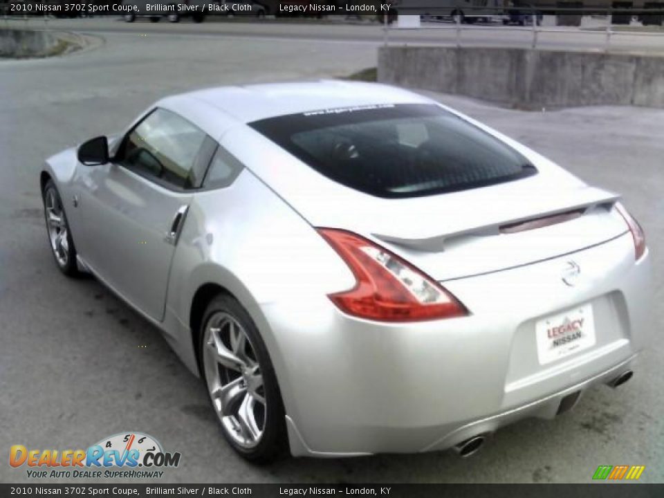 2010 Nissan 370Z Sport Coupe Brilliant Silver / Black Cloth Photo #7