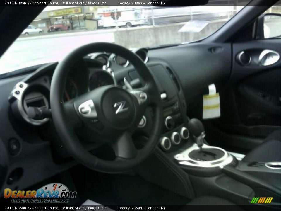 2010 Nissan 370Z Sport Coupe Brilliant Silver / Black Cloth Photo #9
