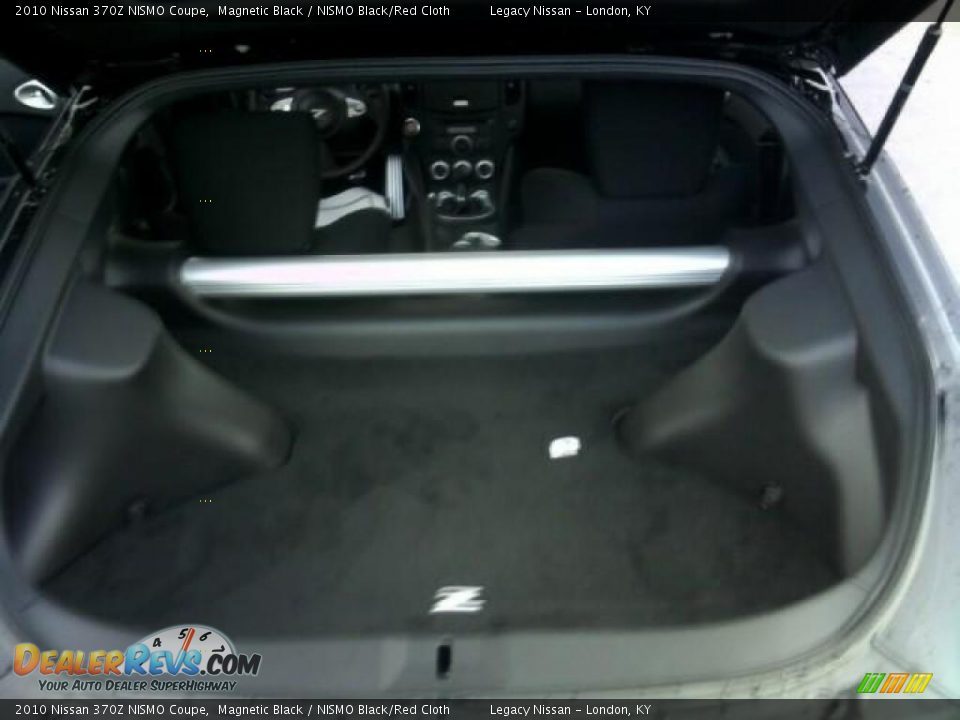2010 Nissan 370Z NISMO Coupe Magnetic Black / NISMO Black/Red Cloth Photo #13