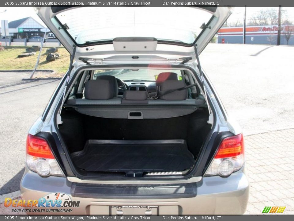 2005 Subaru Impreza Outback Sport Wagon Platinum Silver Metallic / Gray Tricot Photo #7