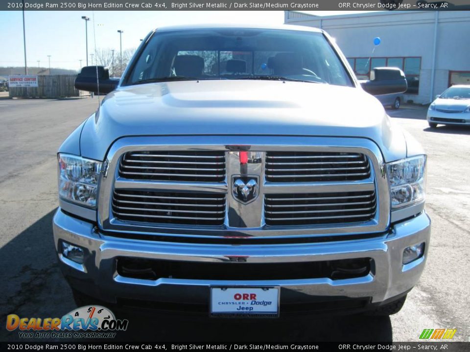 2010 Dodge Ram 2500 Big Horn Edition Crew Cab 4x4 Bright Silver Metallic / Dark Slate/Medium Graystone Photo #5