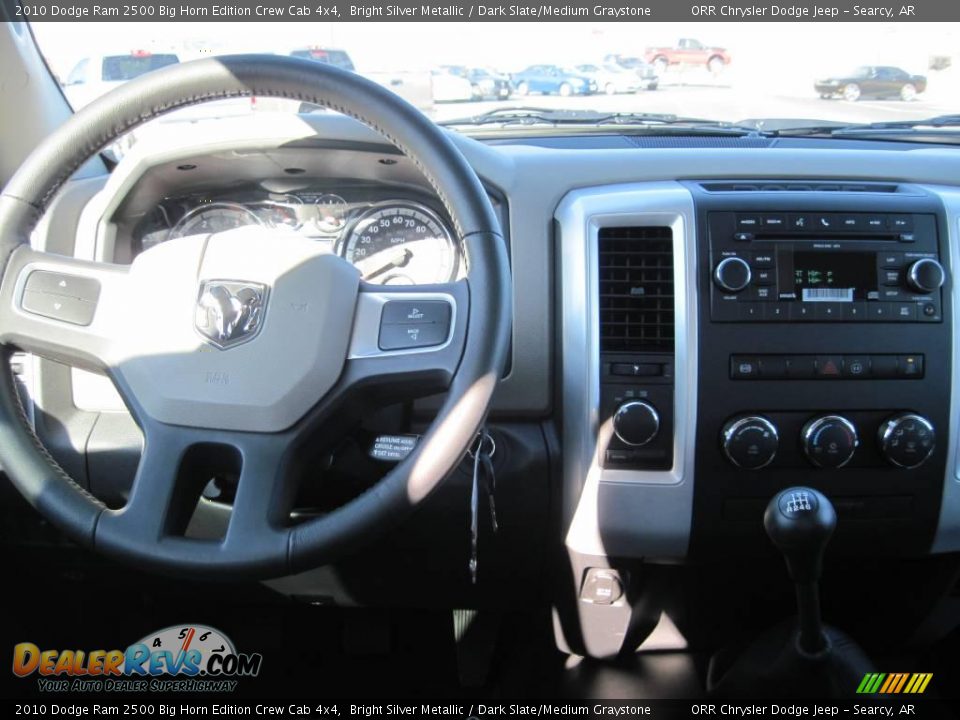 2010 Dodge Ram 2500 Big Horn Edition Crew Cab 4x4 Bright Silver Metallic / Dark Slate/Medium Graystone Photo #9