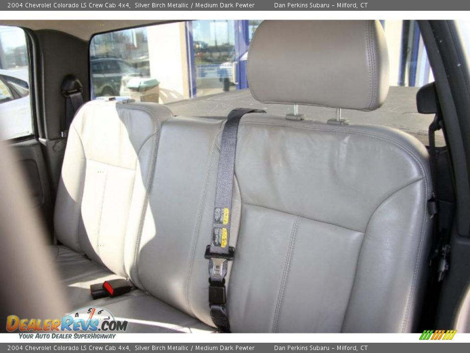 2004 Chevrolet Colorado LS Crew Cab 4x4 Silver Birch Metallic / Medium Dark Pewter Photo #11