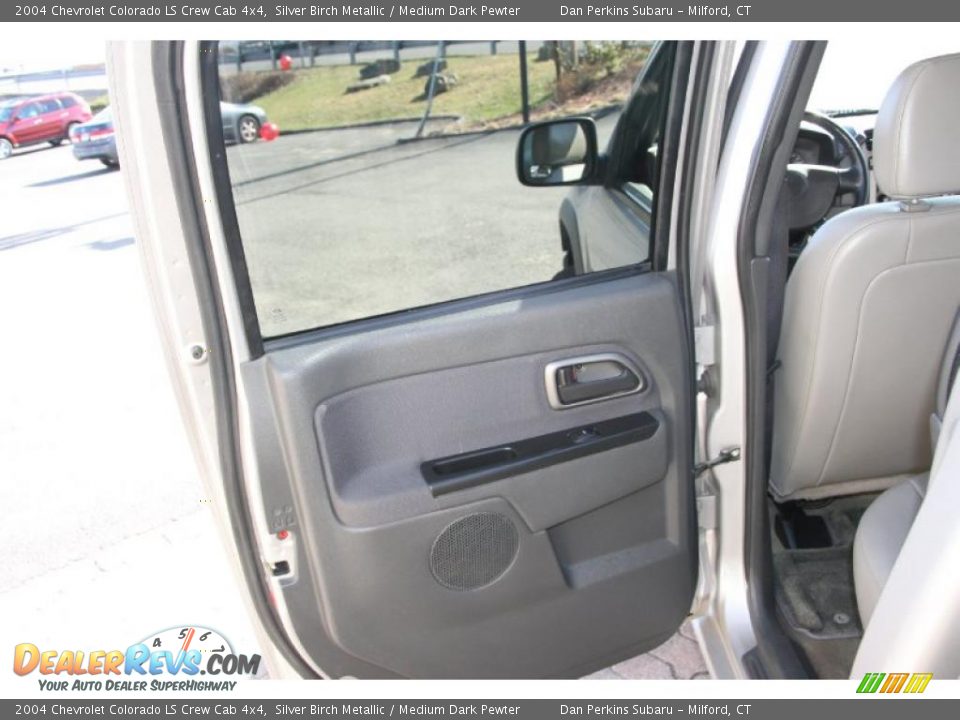2004 Chevrolet Colorado LS Crew Cab 4x4 Silver Birch Metallic / Medium Dark Pewter Photo #13