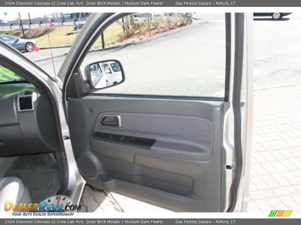 2004 Chevrolet Colorado LS Crew Cab 4x4 Silver Birch Metallic / Medium Dark Pewter Photo #15