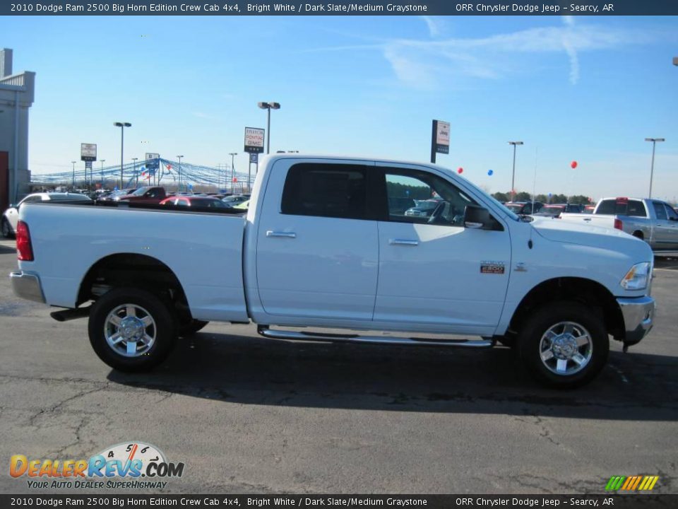 2010 Dodge Ram 2500 Big Horn Edition Crew Cab 4x4 Bright White / Dark Slate/Medium Graystone Photo #4