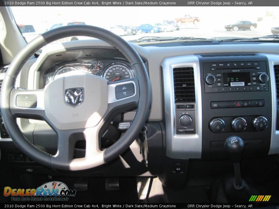 2010 Dodge Ram 2500 Big Horn Edition Crew Cab 4x4 Bright White / Dark Slate/Medium Graystone Photo #7