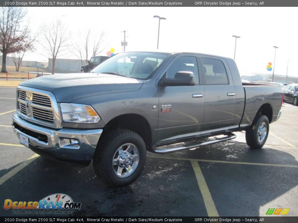 2010 Dodge Ram 2500 SLT Mega Cab 4x4 Mineral Gray Metallic / Dark Slate/Medium Graystone Photo #2