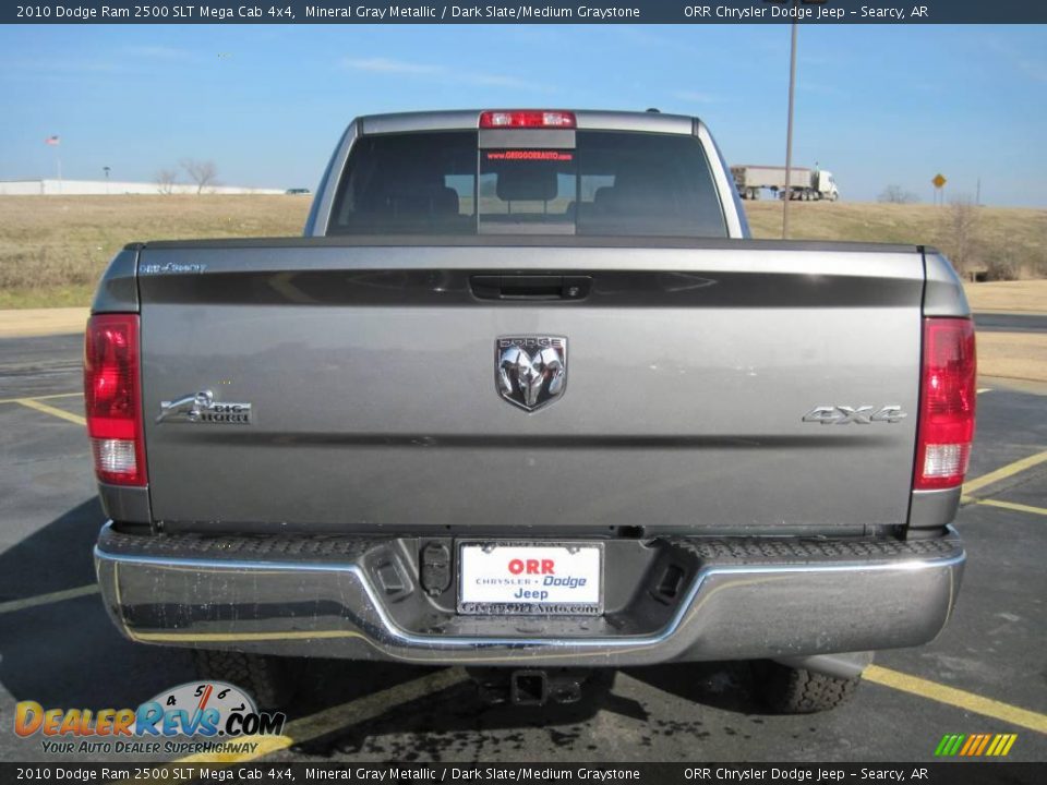 2010 Dodge Ram 2500 SLT Mega Cab 4x4 Mineral Gray Metallic / Dark Slate/Medium Graystone Photo #4