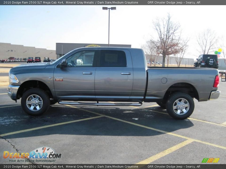 2010 Dodge Ram 2500 SLT Mega Cab 4x4 Mineral Gray Metallic / Dark Slate/Medium Graystone Photo #6