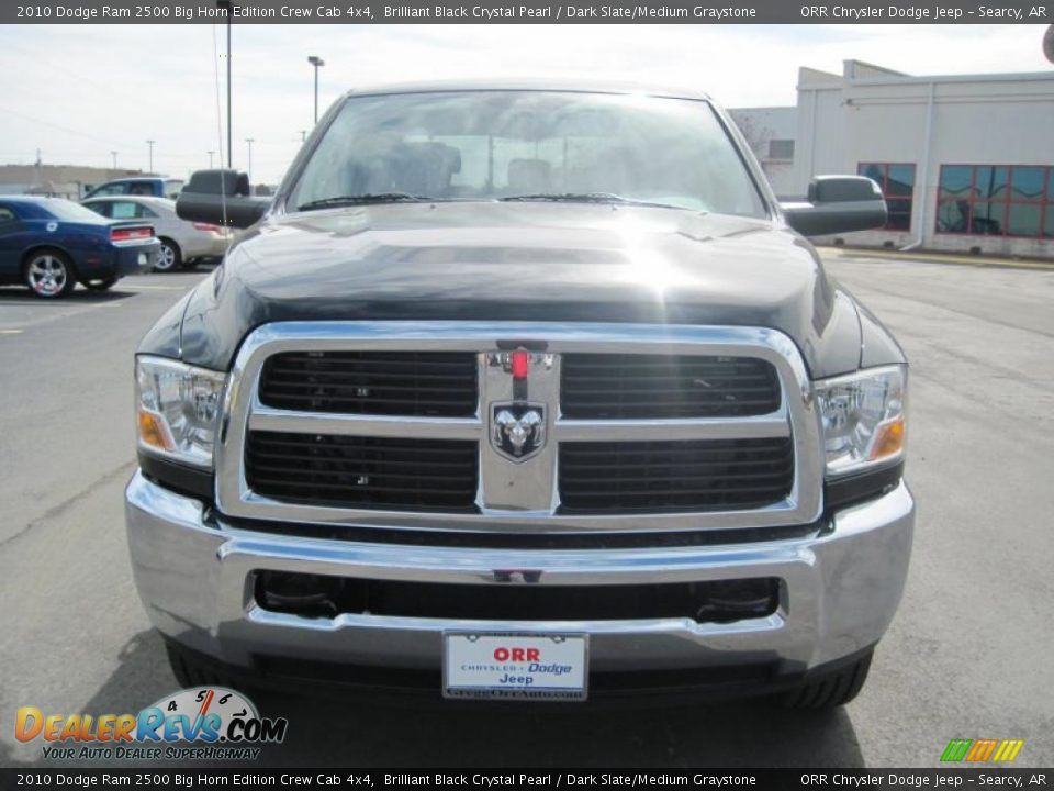 2010 Dodge Ram 2500 Big Horn Edition Crew Cab 4x4 Brilliant Black Crystal Pearl / Dark Slate/Medium Graystone Photo #5