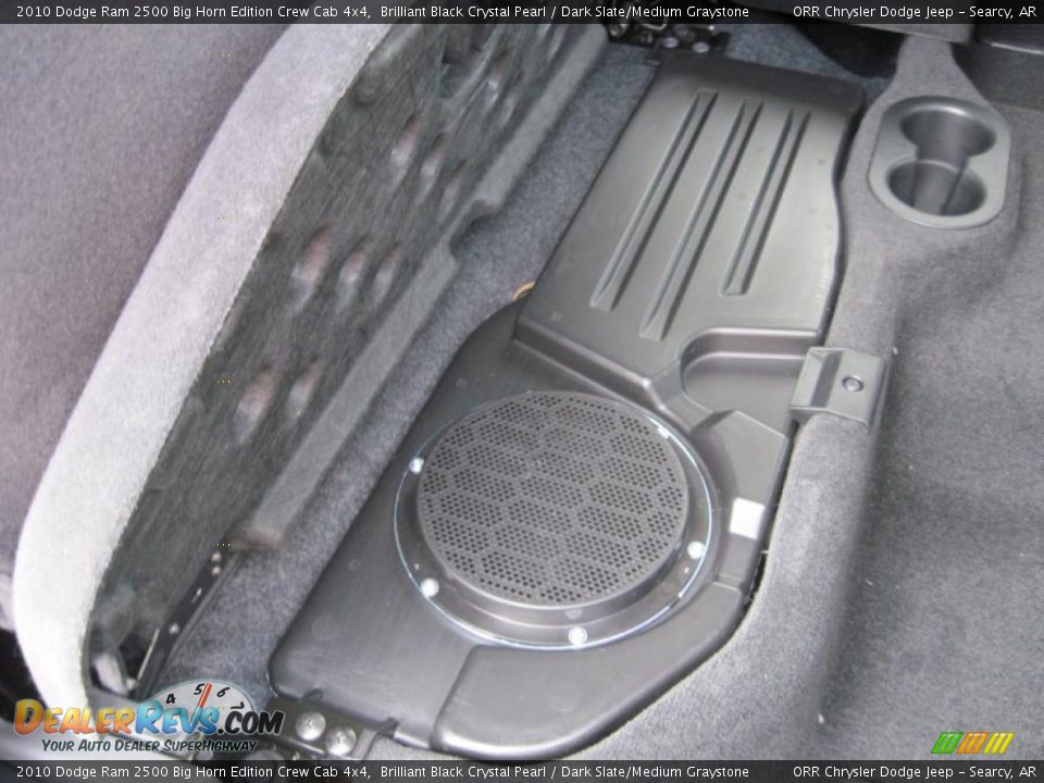 2010 Dodge Ram 2500 Big Horn Edition Crew Cab 4x4 Brilliant Black Crystal Pearl / Dark Slate/Medium Graystone Photo #10