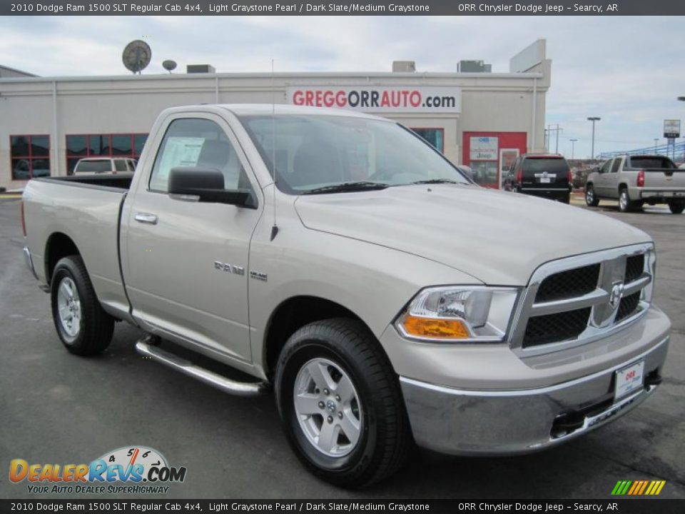 2010 Dodge Ram 1500 SLT Regular Cab 4x4 Light Graystone Pearl / Dark Slate/Medium Graystone Photo #1