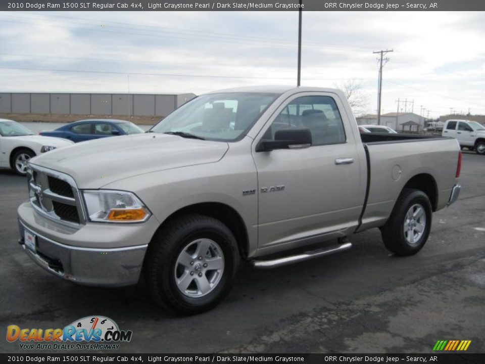 2010 Dodge Ram 1500 SLT Regular Cab 4x4 Light Graystone Pearl / Dark Slate/Medium Graystone Photo #2