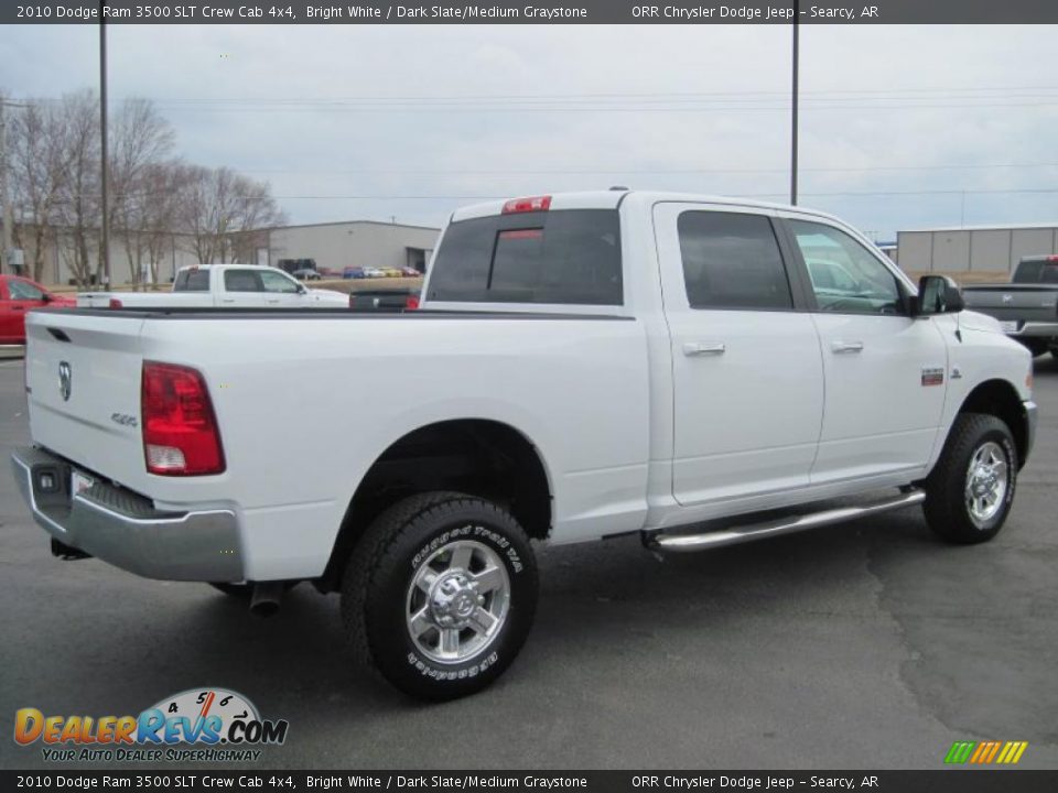 2010 Dodge Ram 3500 SLT Crew Cab 4x4 Bright White / Dark Slate/Medium Graystone Photo #6