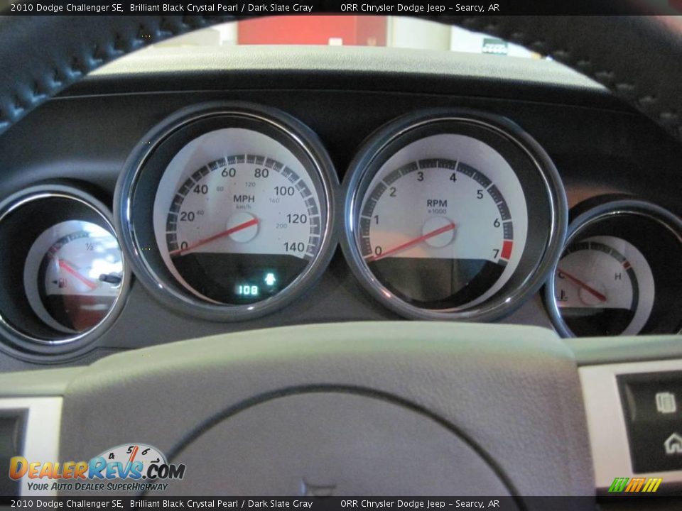 2010 Dodge Challenger SE Brilliant Black Crystal Pearl / Dark Slate Gray Photo #11
