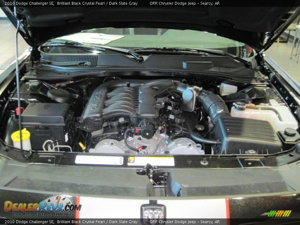2010 Dodge Challenger SE Brilliant Black Crystal Pearl / Dark Slate Gray Photo #14