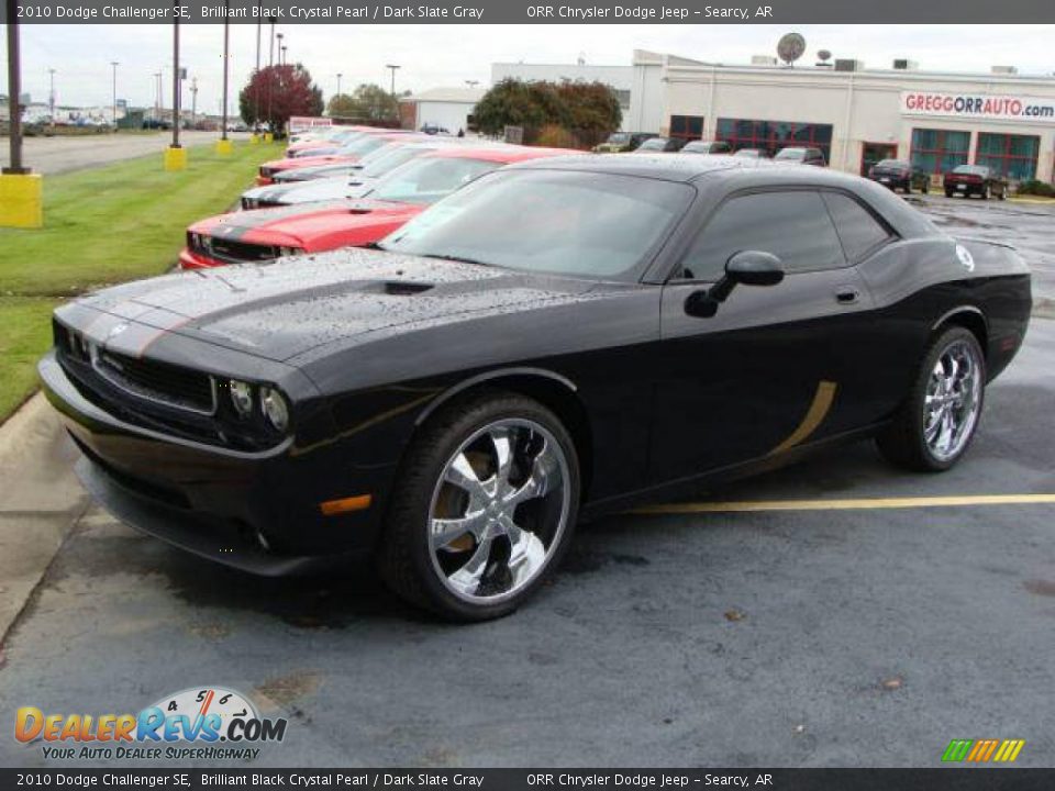 2010 Dodge Challenger SE Brilliant Black Crystal Pearl / Dark Slate Gray Photo #16